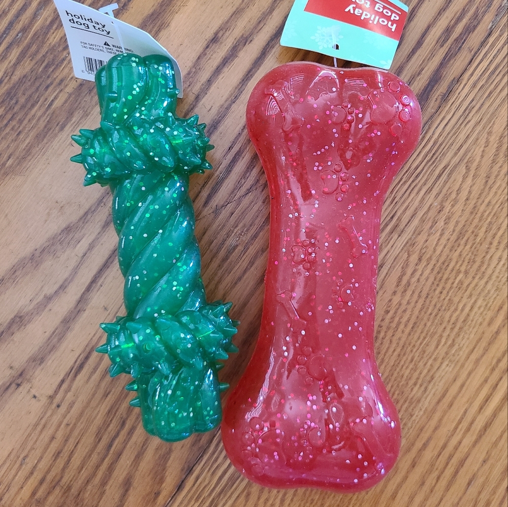 👀50% OFF - NWT‼️ Set of Christmas Themed Dog Toys